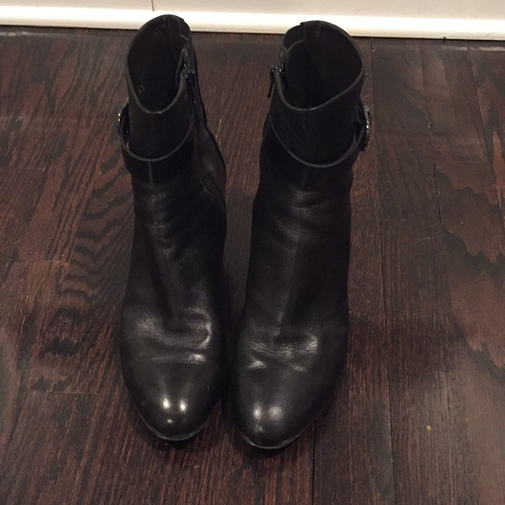 AGL Black Leather Boots